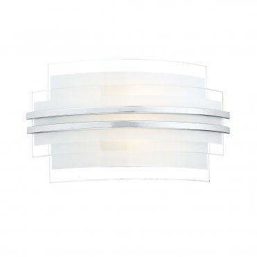  LED Double Trim Contemporary LED Wall Light (Small)