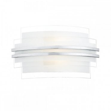 SECTOR - LED Double Trim Contemporary LED Wall Light (Small)