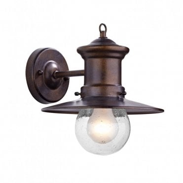 SEDGEWICK - Exterior Bronze Iron Garden Wall Lantern Ip44