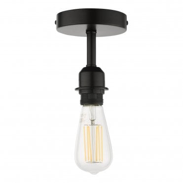 matt black semi flush ceiling