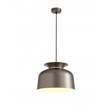 SERVER Ceiling Pendant Light E27 Satin Nickel Ceiling Pendant Light