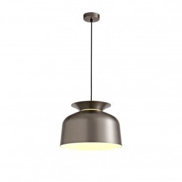 SERVER Ceiling Pendant Light E27 Satin Nickel Ceiling Pendant Light