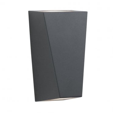 OUTDOOR WALL LIGHT - BLACK 2 LIGHT - IP44