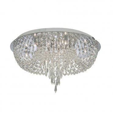 SIGMA 5  LIGHT CHROME ACRYLIC FLUSH FITTING
