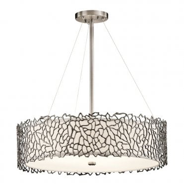 SILVER - Coral Ceiling Pendant