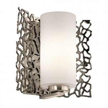 SILVER - Coral Wall Light