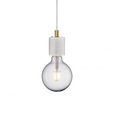 SIV - Ceiling Pendant Suspension Marble White