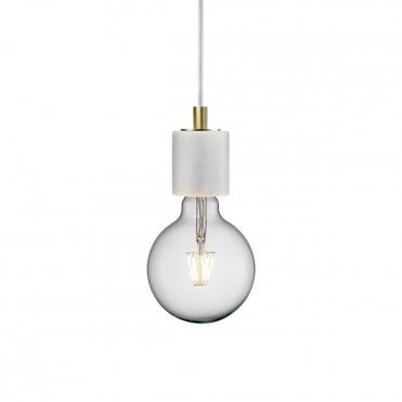 SIV - Ceiling Pendant Suspension Marble White