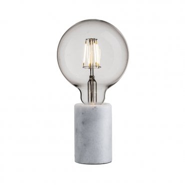 SIV - Table Lamp Marble White