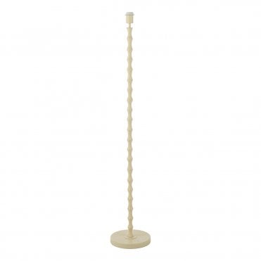modern cream, bamboo-inspired table lamp base