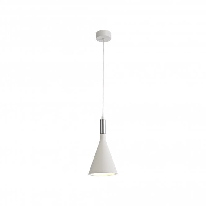 SKY Modern Ceiling Pendant in a White Paintable Finish - Colour Match with Ease!