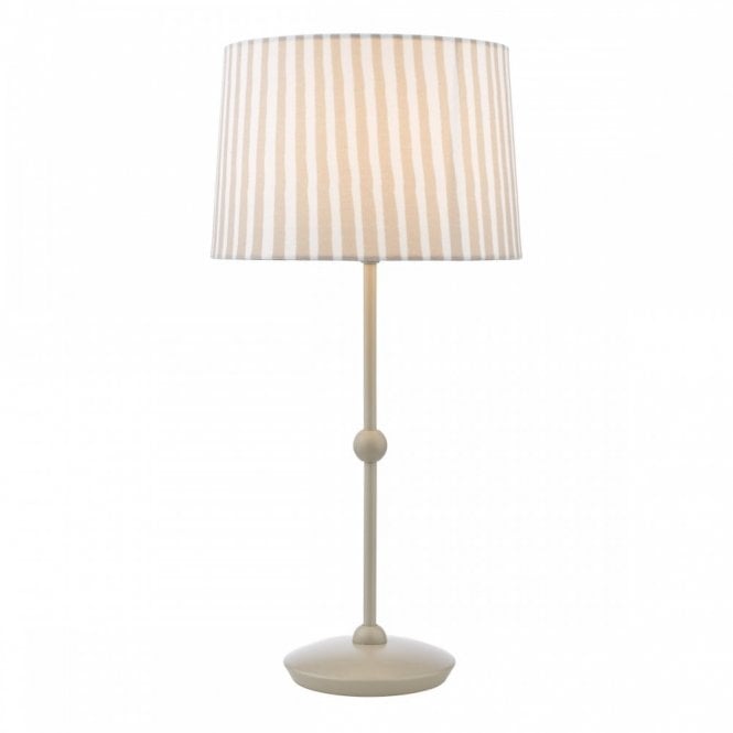 Sosa Table Lamp Matte Taupe With Shade