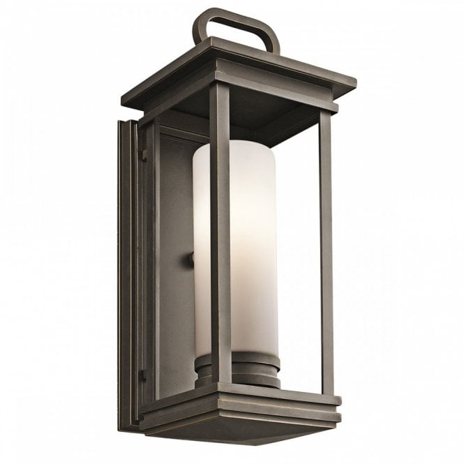 SOUTH HOPE Medium Exterior Wall Lantern Bronze