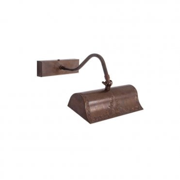 SPENCE - 19.5Cm Cast Brass Picture Wall Light In Antique Brass