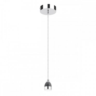SPL Single Ceiling Pendant - Polished Chrome (Integral LED)