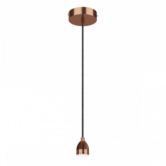 SPL Single Ceiling Pendant - Satin Copper (Integral LED)