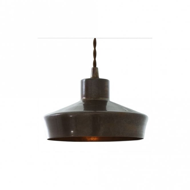 SPLENDOR - Brass Ceiling Pendant Light In Antique Brass