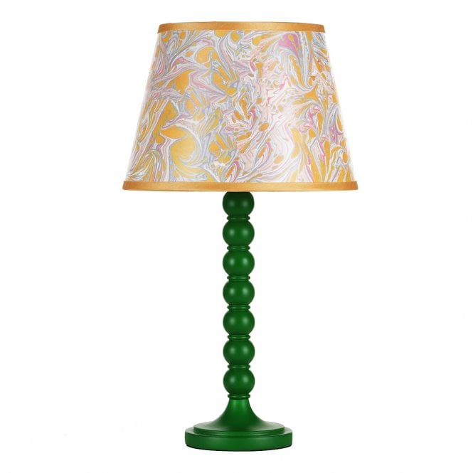 Spool Table Lamp - Gloss Green (Base Only)
