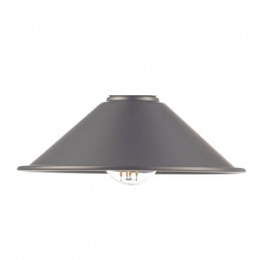 Spun Metal Antique Pewter Coolie Shade