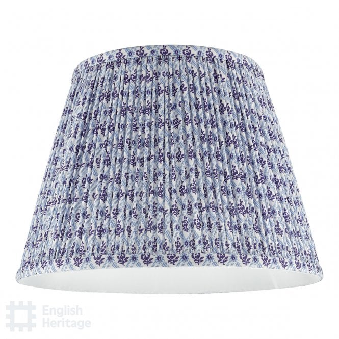St John Street Blue Cotton Empire Shade 35cm