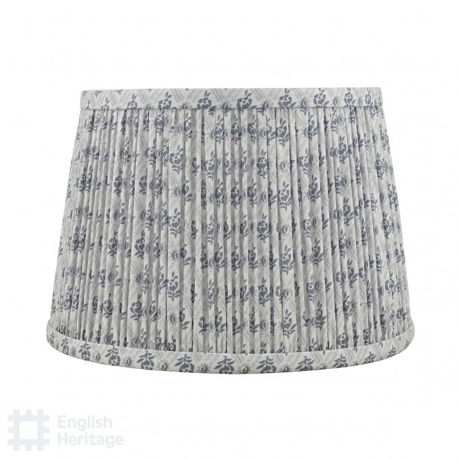 St John Street Grey Cotton Empire Shade 25.5cm