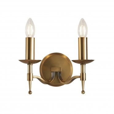Antique Brass Twin Wall