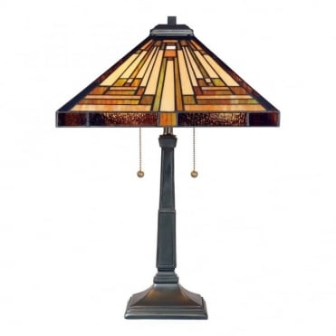Table Lamp with Tiffany Glass