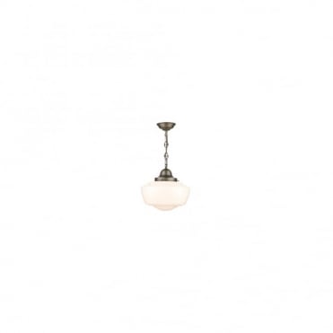 STOWE - 1 Light Opal Glass Ceiling Pendant