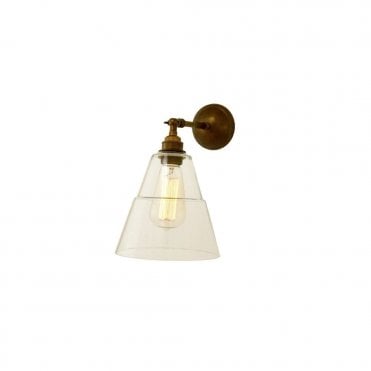 STRAFF - Industrial Wall Light In Antique Brass