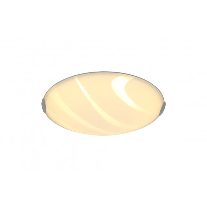 STRIATION 24W LED Ceiling Light Polished Chrome/White