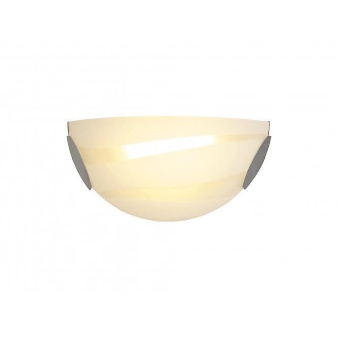 STRIATION Wall Light Polished Chrome/White