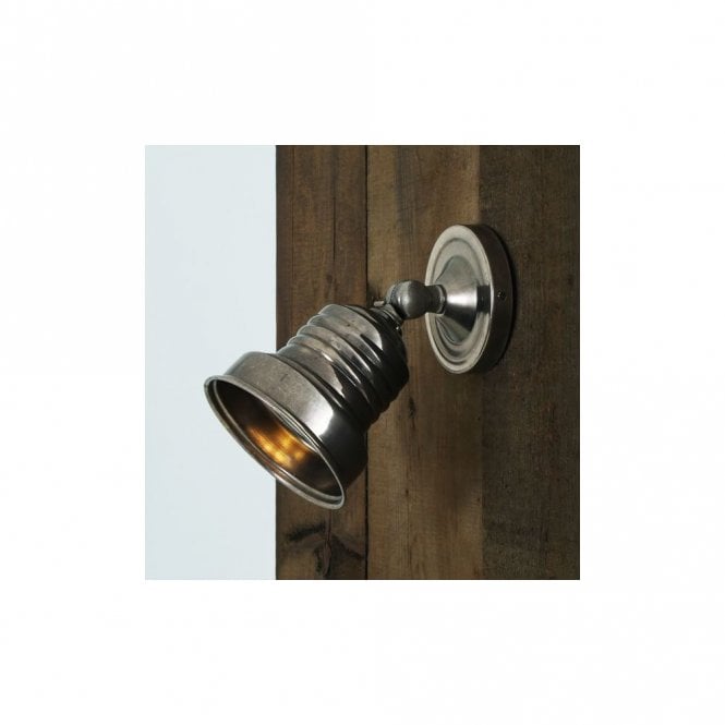 SUCRE - Industrial Spot Light In Antique Silver