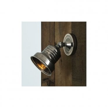 SUCRE - Industrial Spot Light In Antique Silver