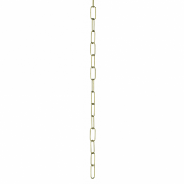 SUSPENSION CHAIN - Polished Brass Link Chain For Chandeliers And Other Light Fittings