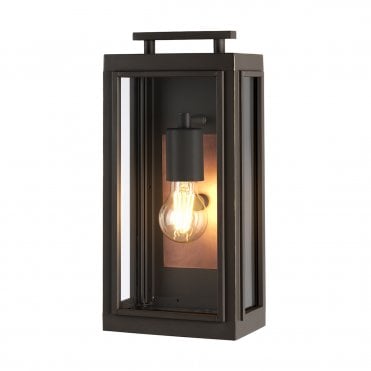 SUTCLIFFE Wall Lantern Oil Rubbed Bronze Exterior Lighting IP44 Rated