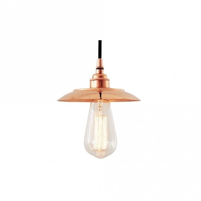SUVA - Industrial Ceiling Pendant In Polished Copper