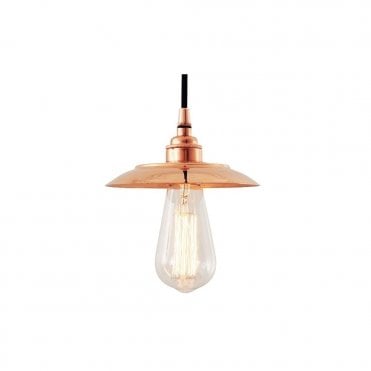 SUVA - Industrial Ceiling Pendant In Polished Copper