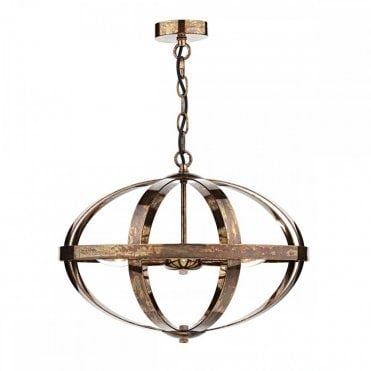 SYMBOL - 3 Light Ceiling Pendant Petrol Copper