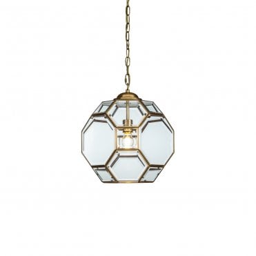 SYMPHONY Pendant Light Brass Octagon, Hexagon & Square Pendant