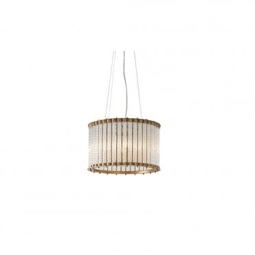 TABLA Glass Tube Chandelier