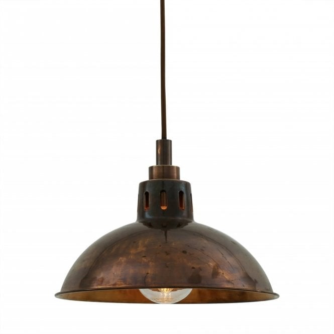 TALISE Industrial Antique Brass Bathroom Ceiling Pendant IP65
