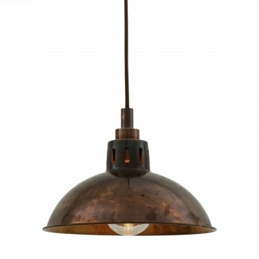 TALISE Industrial Antique Brass Bathroom Ceiling Pendant IP65