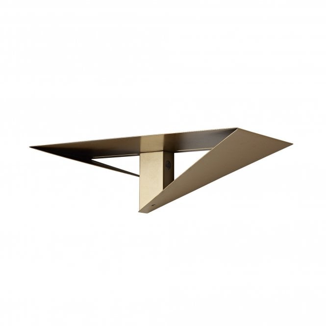 TAMIKA 2 Light LED Wall Light Gold Painted Triangular
