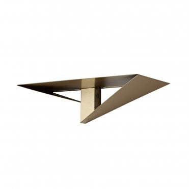 TAMIKA 2 Light LED Wall Light Gold Painted Triangular
