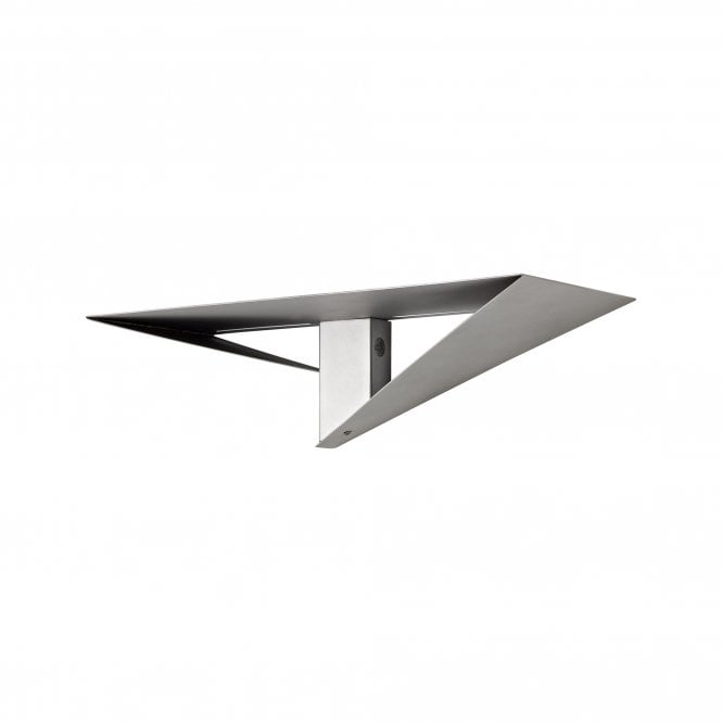 TAMIKA 2 Light LED Wall Light Silver Painted Triangular