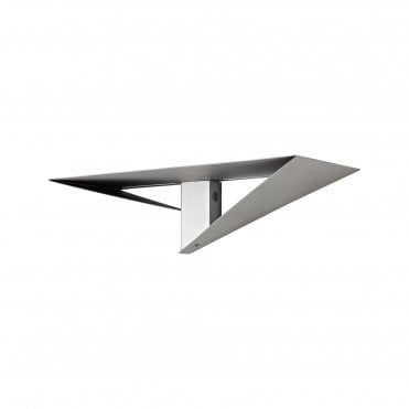 TAMIKA 2 Light LED Wall Light Silver Painted Triangular