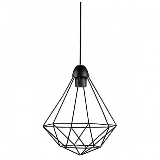 TEES - Geometric Ceiling Pendant Black