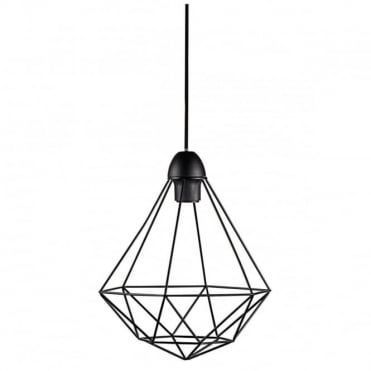 TEES - Geometric Ceiling Pendant Black