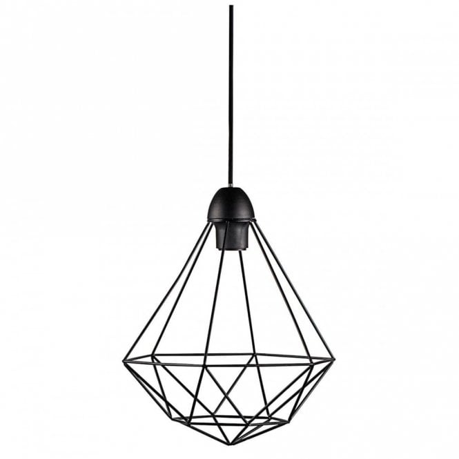 TEES - Geometric Ceiling Pendant Black