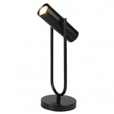 TELESCOPE Single Cylinder Shade Table Lamp Matt Black